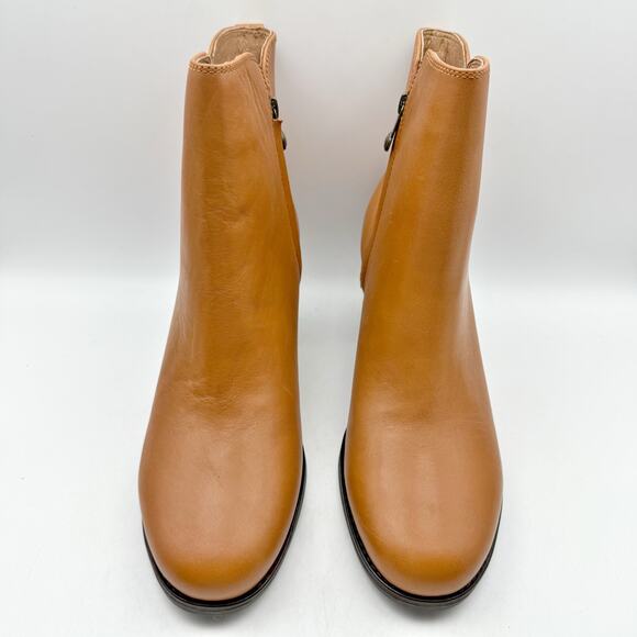 Sperry Womens Seaport Heel Bootie US 12M EU 43.5 Tan Leather NIB - Picture 6 of 13